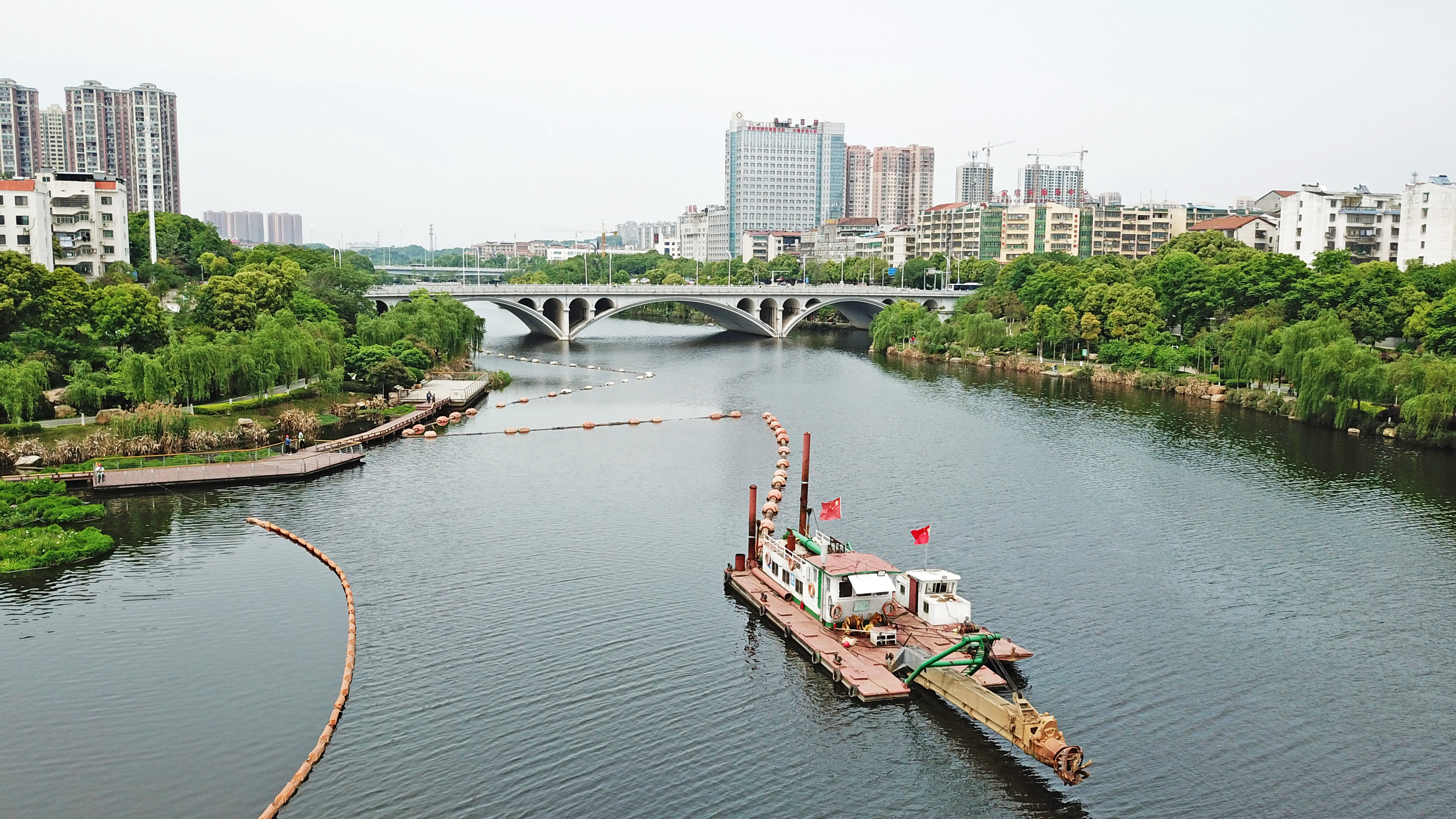 01中建二局湖南岳阳长江大保护王家河水环境综合治理工程主体清淤全部